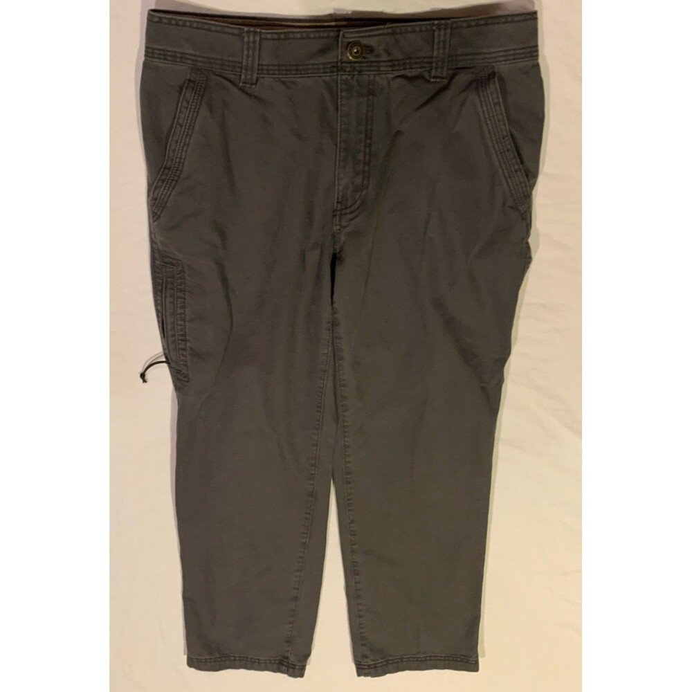 G.H. Bass Canvas Terrain Men’s Pants 34x28 Cotton Camping Hiking Outdoor